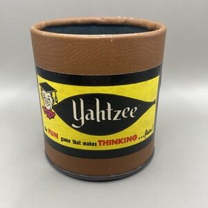 1956 Yahtzee Dice Cup Replacement Cup Vintage Board Games